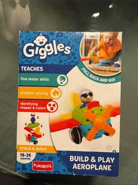 Giggles Build & Play Aeroplane Toy